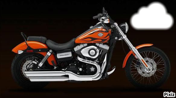 !! Harley Davidson !! Photo frame effect