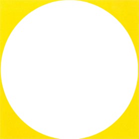 rond sur fond jaune Fotomontage