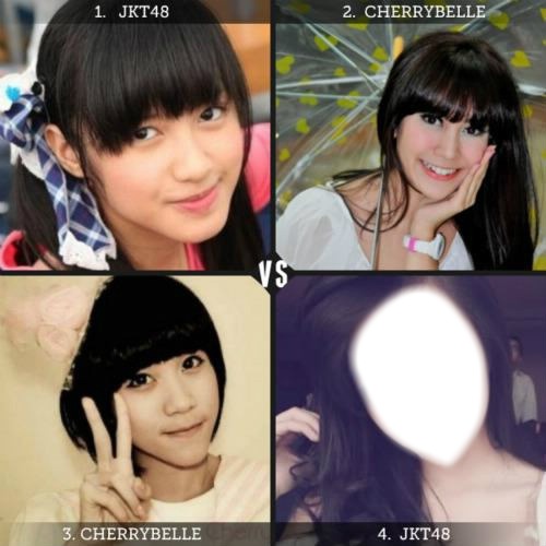Face of jkt48 Montage photo