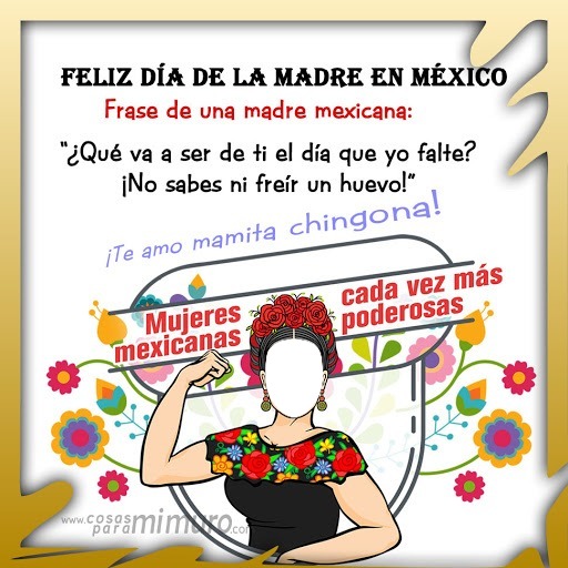 Cc México día de la madre フォトモンタージュ