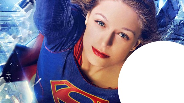 supergirl s'envole Photomontage
