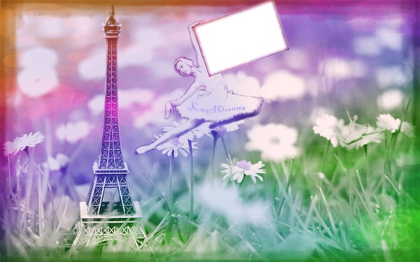 ADVENTURE IN PARIS Photomontage