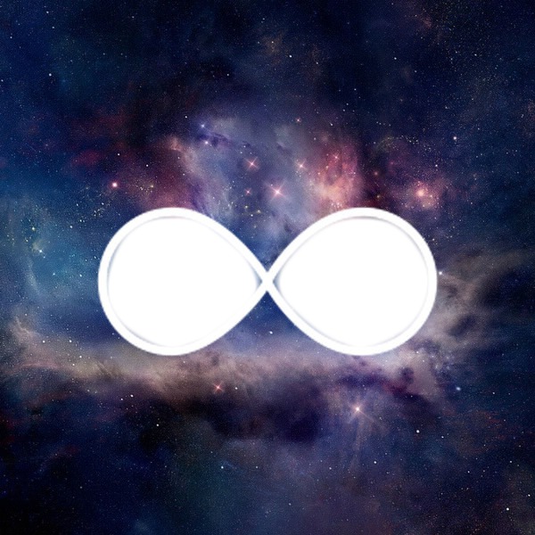 infinity galaxie Fotomontāža