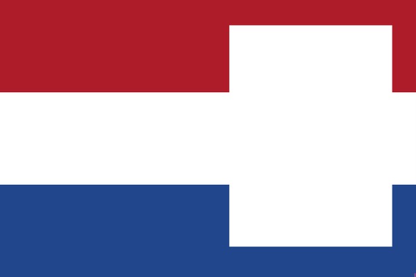 Netherlands flag Photomontage