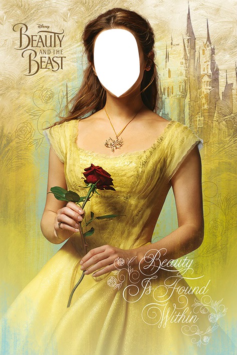 beauty and the beast Fotomontaggio