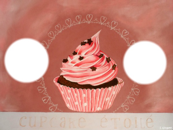 cup cake Photomontage