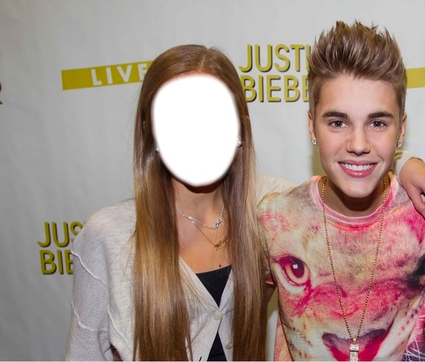 Justin Bieber Meet and Greet Photo frame effect