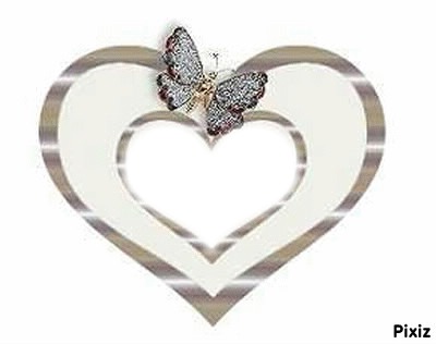 coeur papillon Фотомонтаж