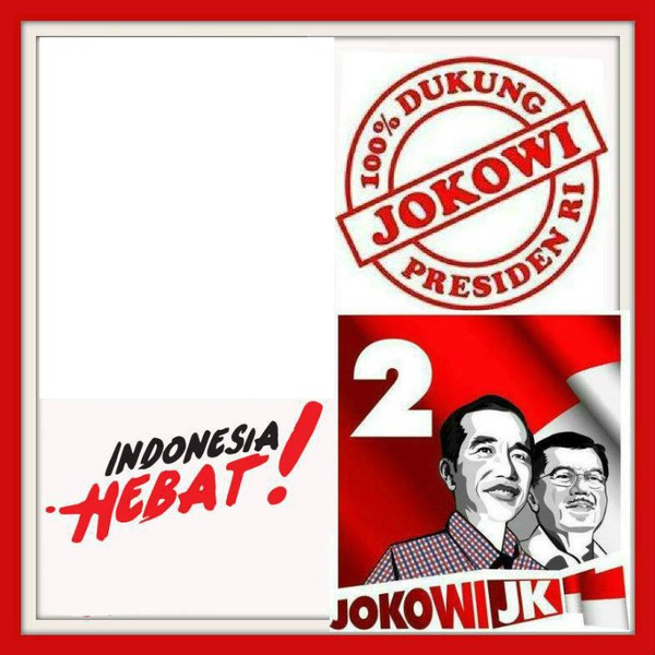JOKOWI JK INDONESIA HEBAT Fotomontage