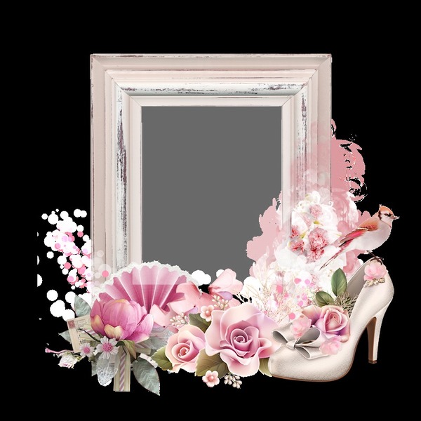 Pink love Photo frame effect