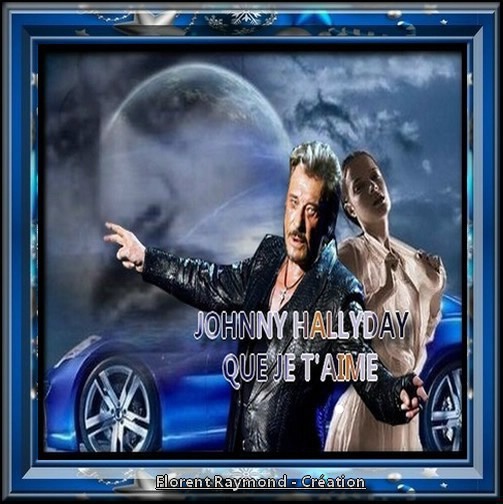 Johnny Hallyday Photo frame effect