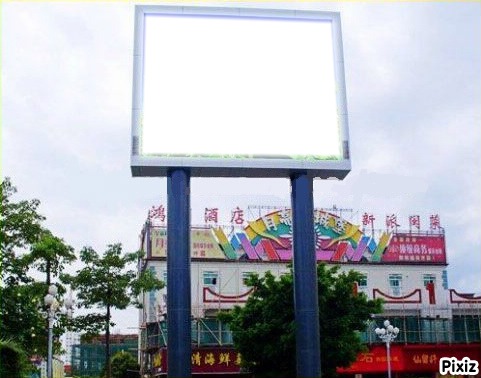 Pancarte en Chine Fotomontage