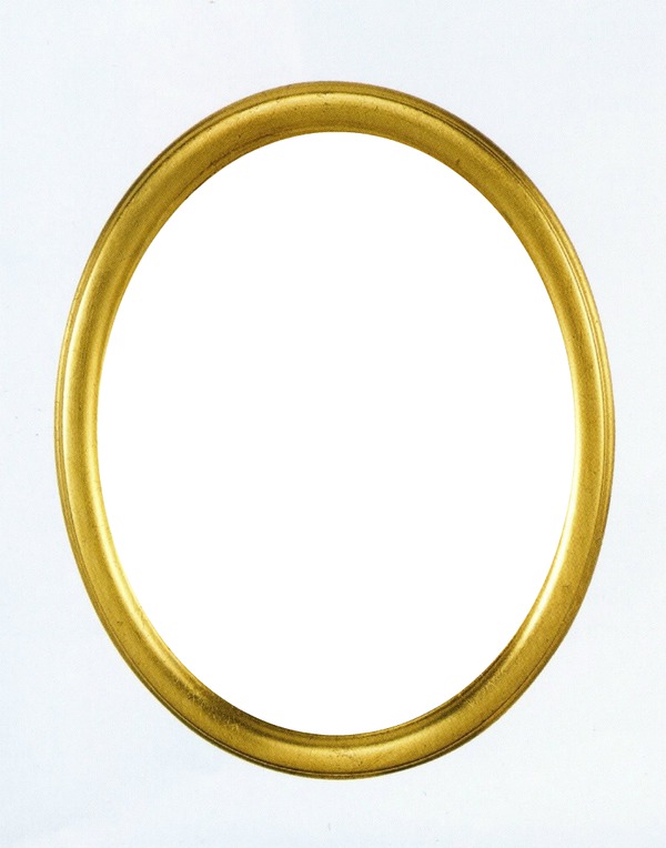 cadre oval Montaje fotografico