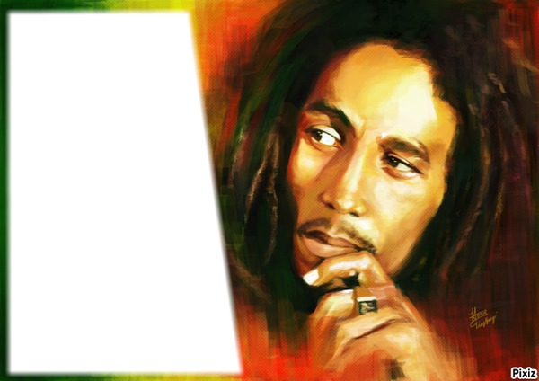 Bob Marley Marine Fotomontagem