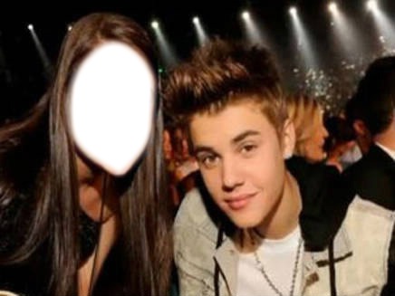 Justin and you ♥ Fotomontage