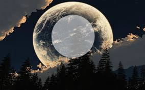 moon Photo frame effect