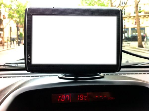 GPS voiture Фотомонтажа