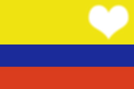Flag of Colombia Fotomontage