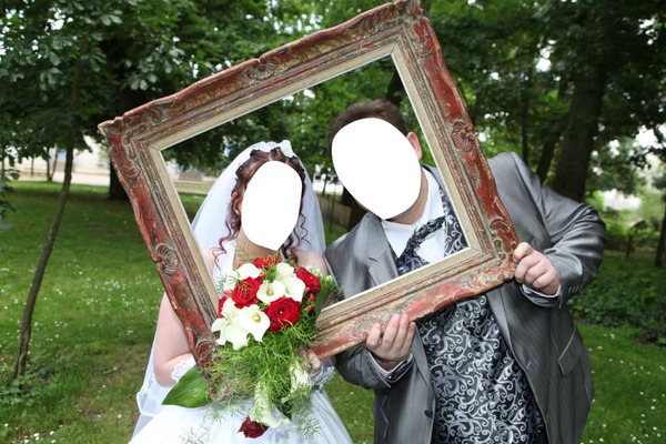 mariage du faux cul Photo frame effect