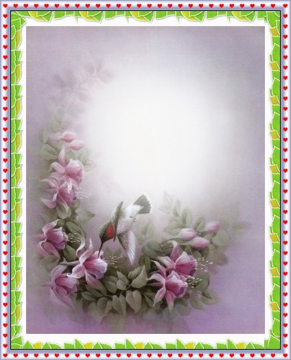 Blumenbild Fotomontage