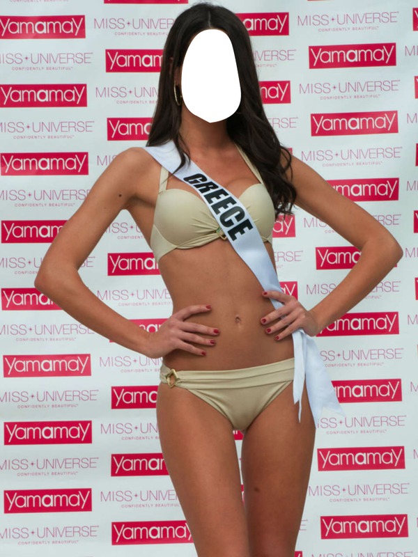 Miss Greece フォトモンタージュ