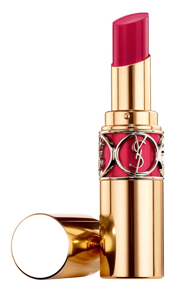 Yves Saint Laurent Rouge Volupte Lipstick Red フォトモンタージュ