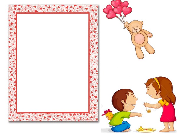 brother & sister Photo frame effect