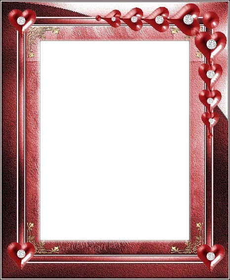 Cadre rouge Photo frame effect