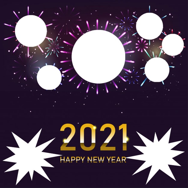 Happy New Year #2021 Fotomontāža