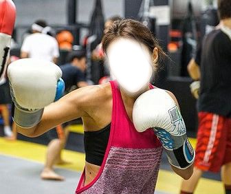 kickboxing Fotomontāža