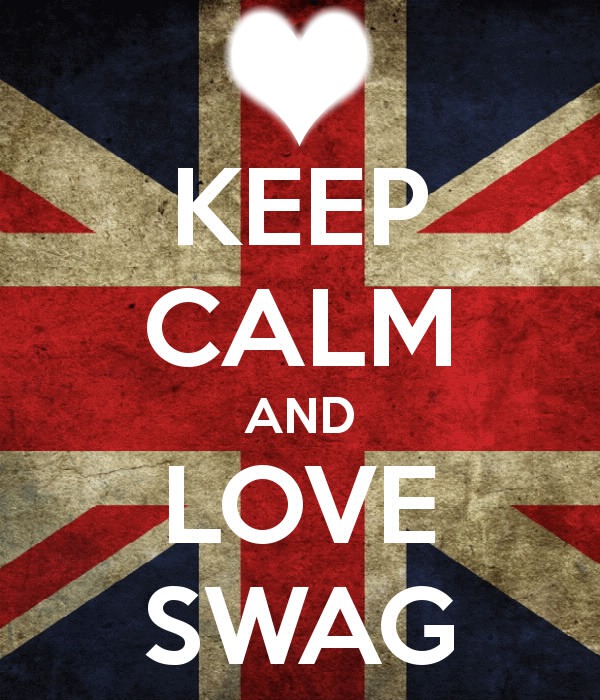 keep calm and love swag Photomontage