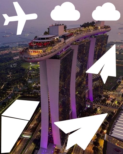 TURISMO - Singapura Fotomontažas