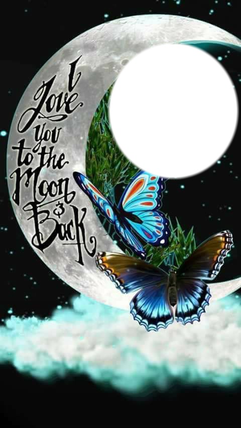 I LOVE YOU TO THE MOON AND BACK Montage photo