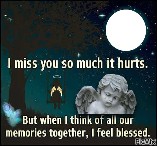i miss you so much it hurts Fotomontáž