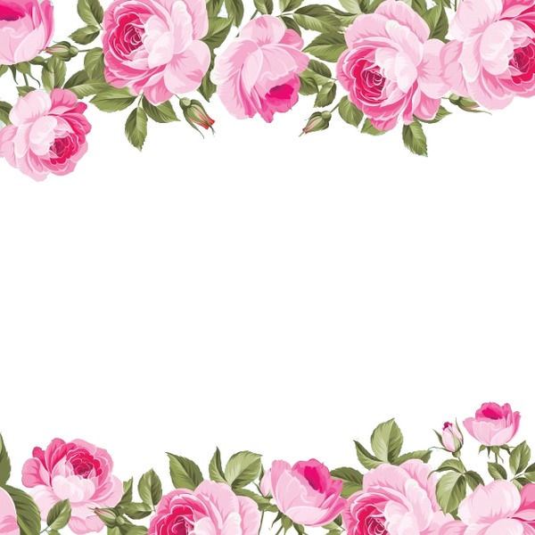 Rose florale Fotomontagem