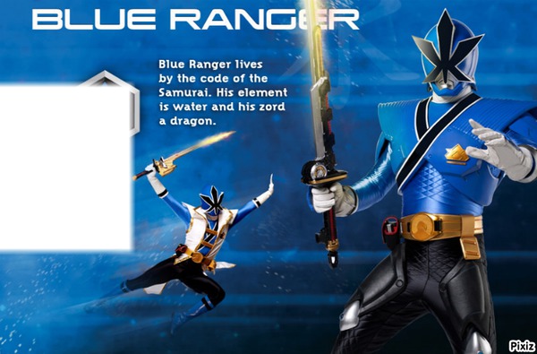 blue ranger Φωτομοντάζ