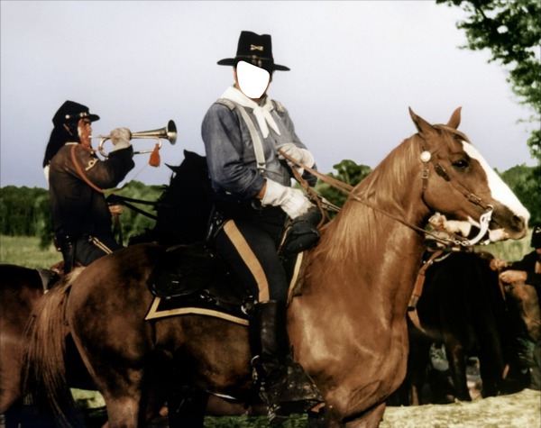 western cavalerie Fotomontagem