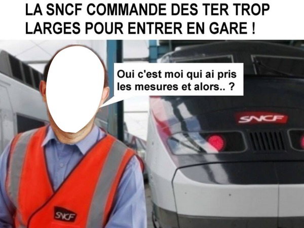 SNCF Photo frame effect