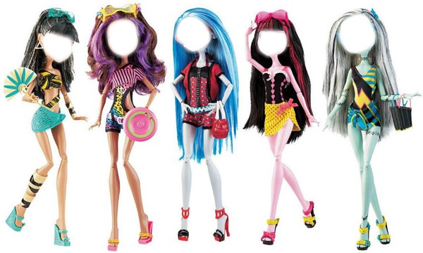 monster high goules vacances Fotomontaggio