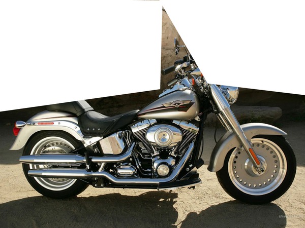 Harley Davidson Fotomontage