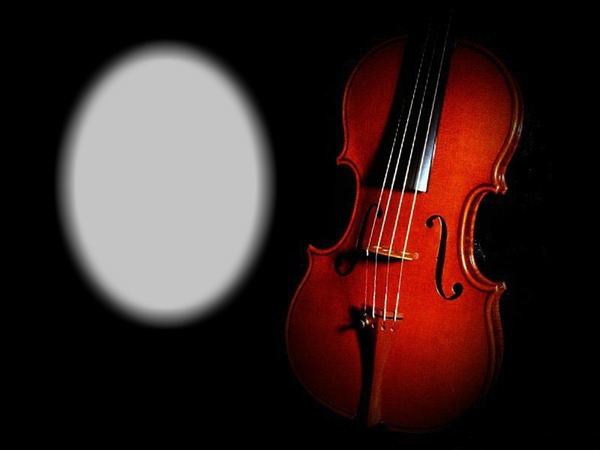 Violin Photo frame effect