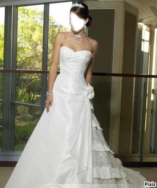dream wedding dress Fotomontáž