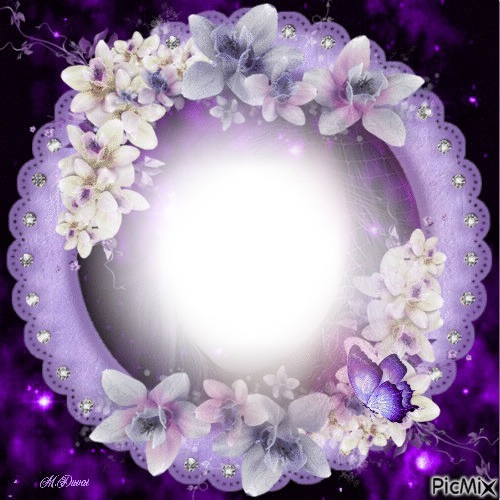 #Profil violet Photomontage