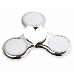 hand spinner gris Fotomontage