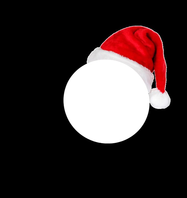 Weihnachtsmütze Fotomontage