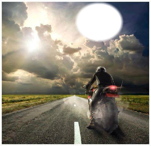 l'ange des motard(e)s Photomontage