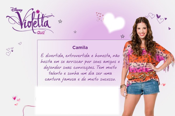 Violetta-Camilla Fotomontagem