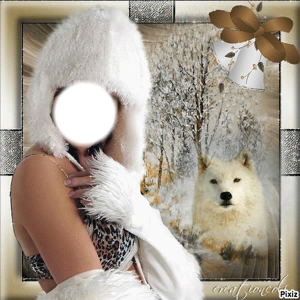 mere loup Montage photo