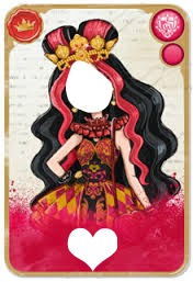 Ever After High Lizzie Hearts Photo frame effect