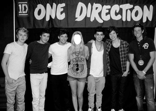 Fan et One Direction Fotomontage